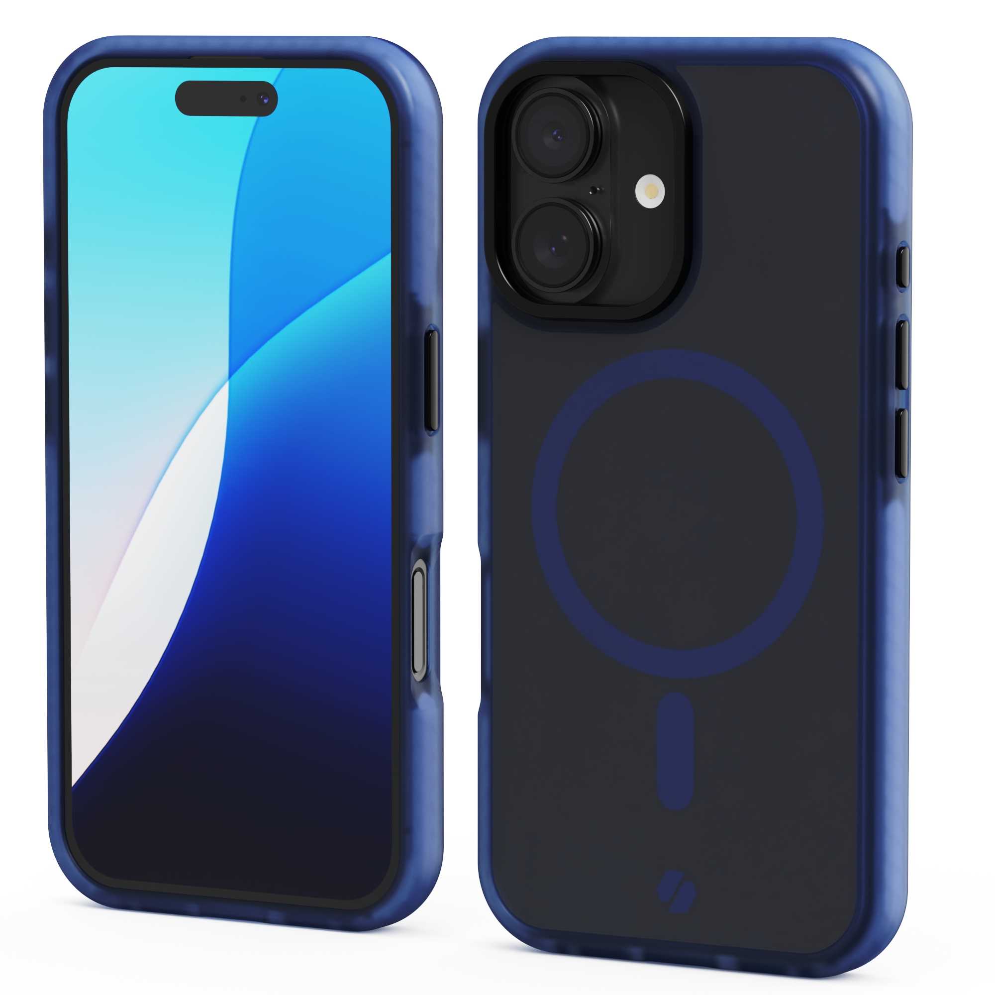 Spacecase Hybrid Fusion Mag iPhone 16 dark blue