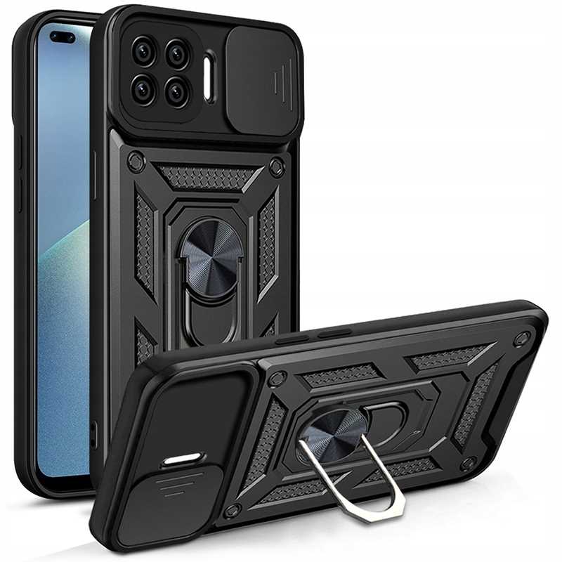 Spacecase Camring Oppo Reno 4 Lite black