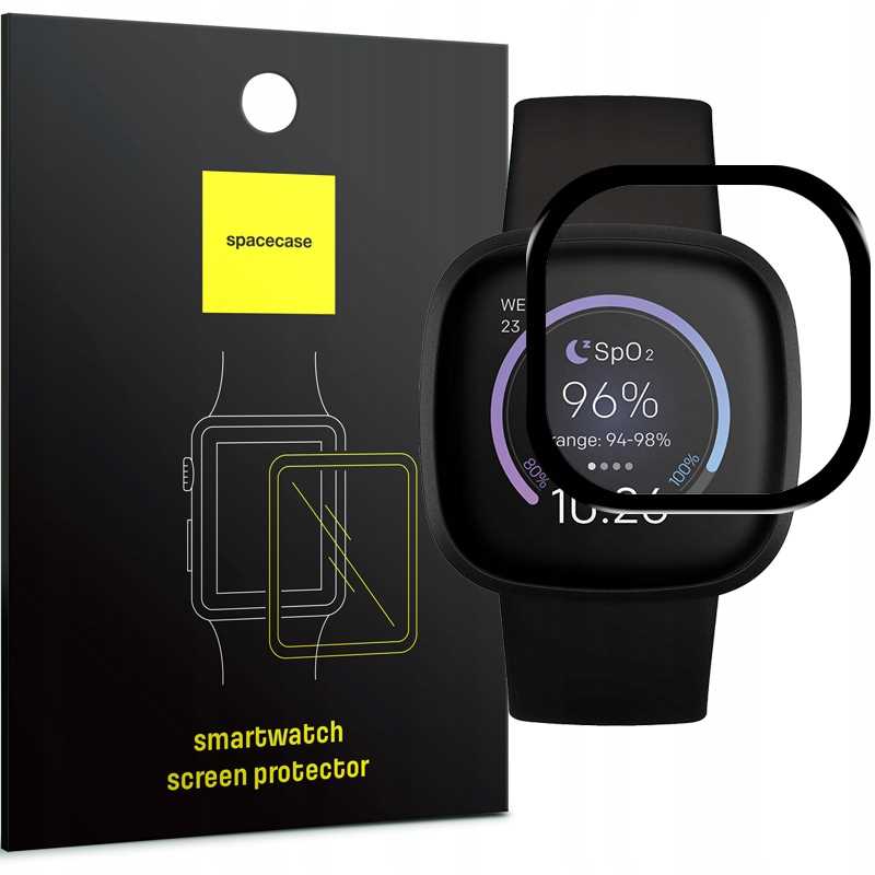 Spacecase Hybrid Glass Fitbit Versa 3