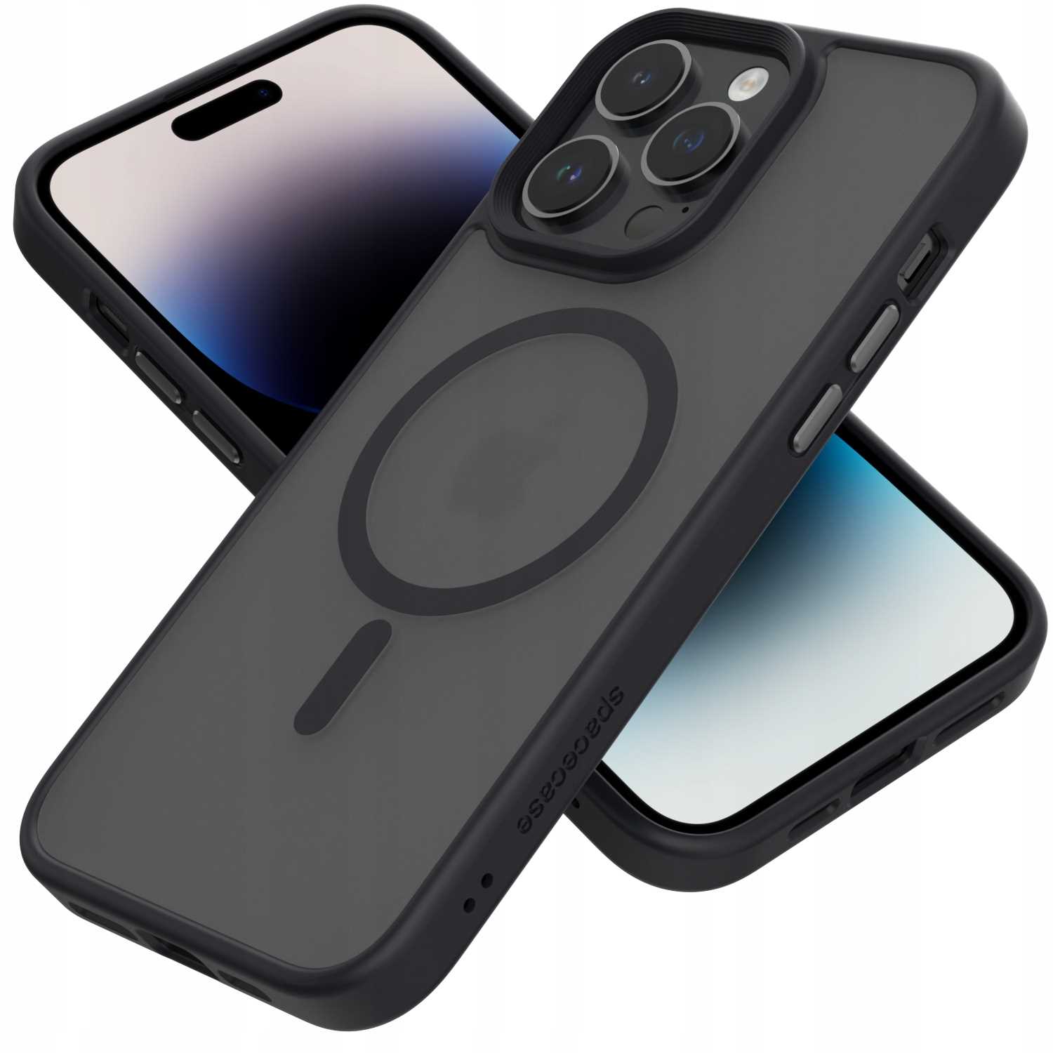 Spacecase Hybrid Mag iPhone 14 Pro Max black