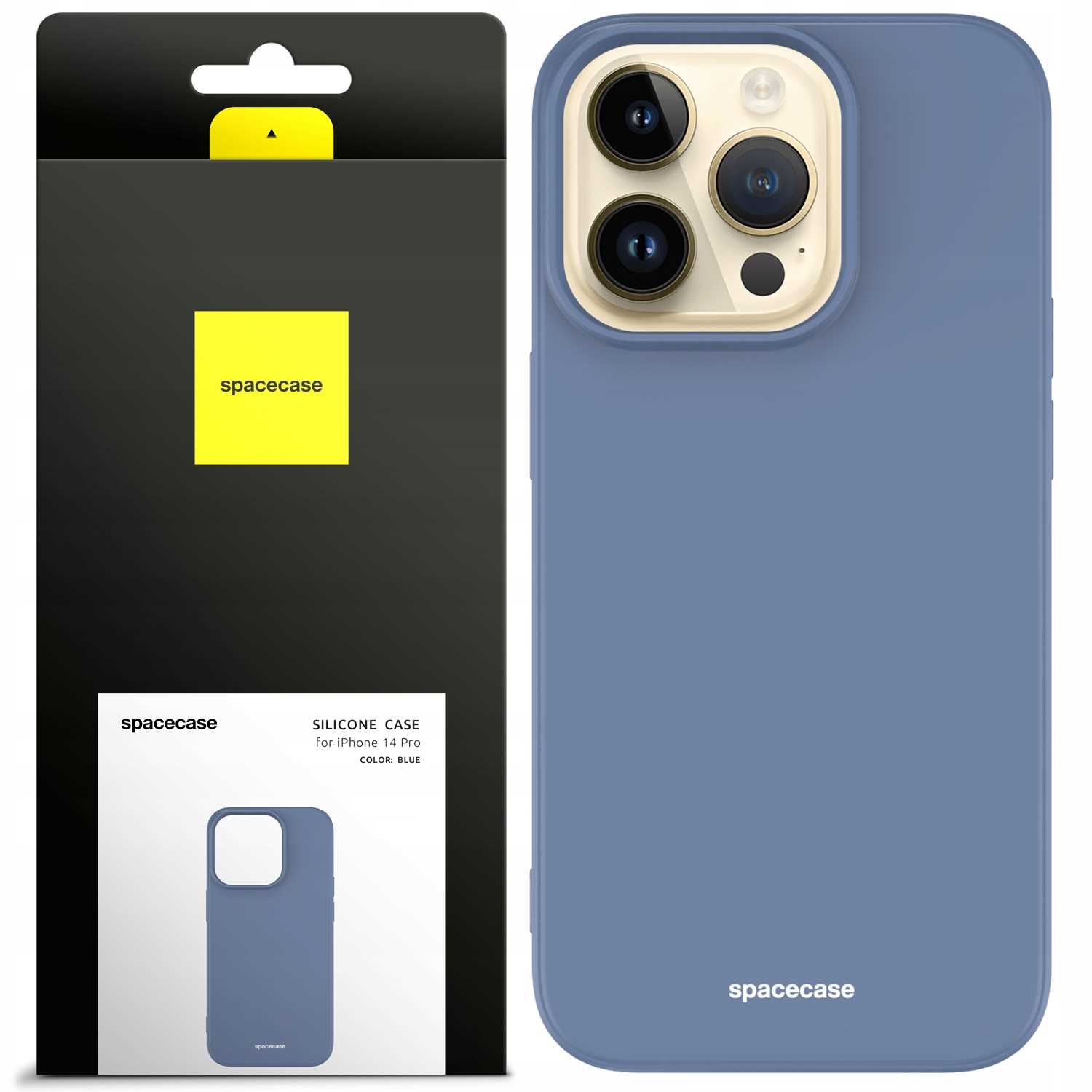 Spacecase Silicone Case Iphone 14 Pro Max Blue