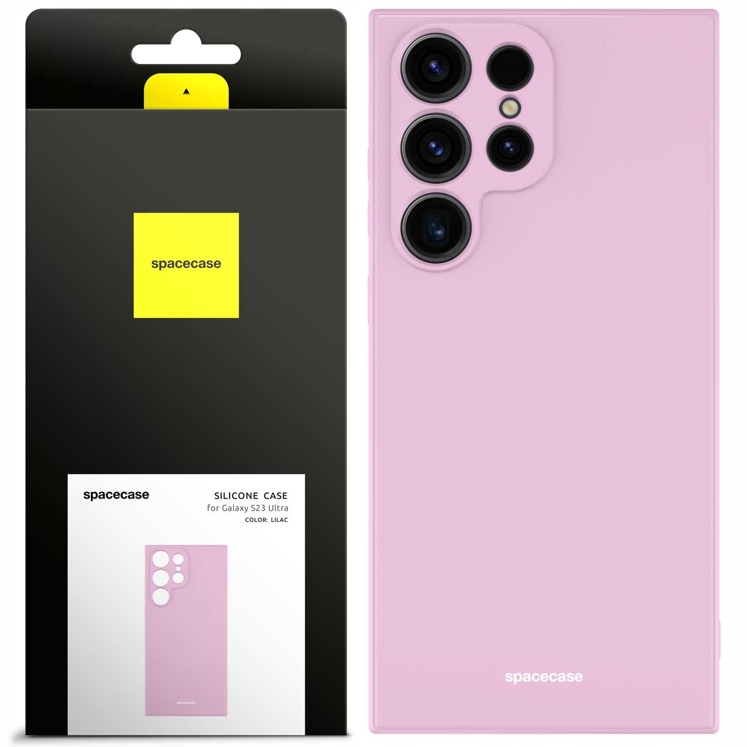 Spacecase Silicone Case Galaxy S23 Ultra Lilac