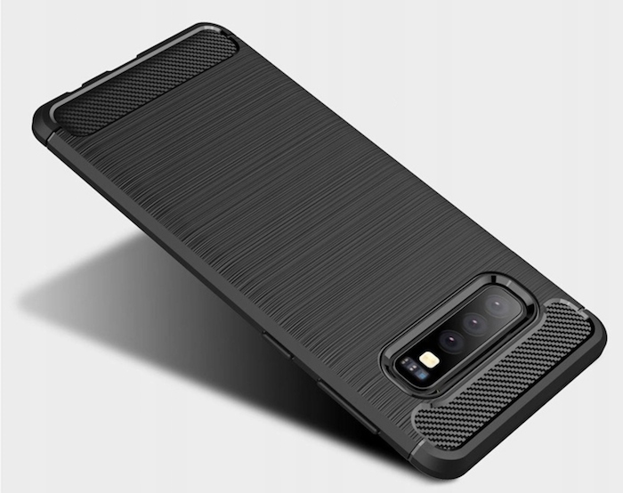Spacecase Carbon Galaxy S10+ czarny