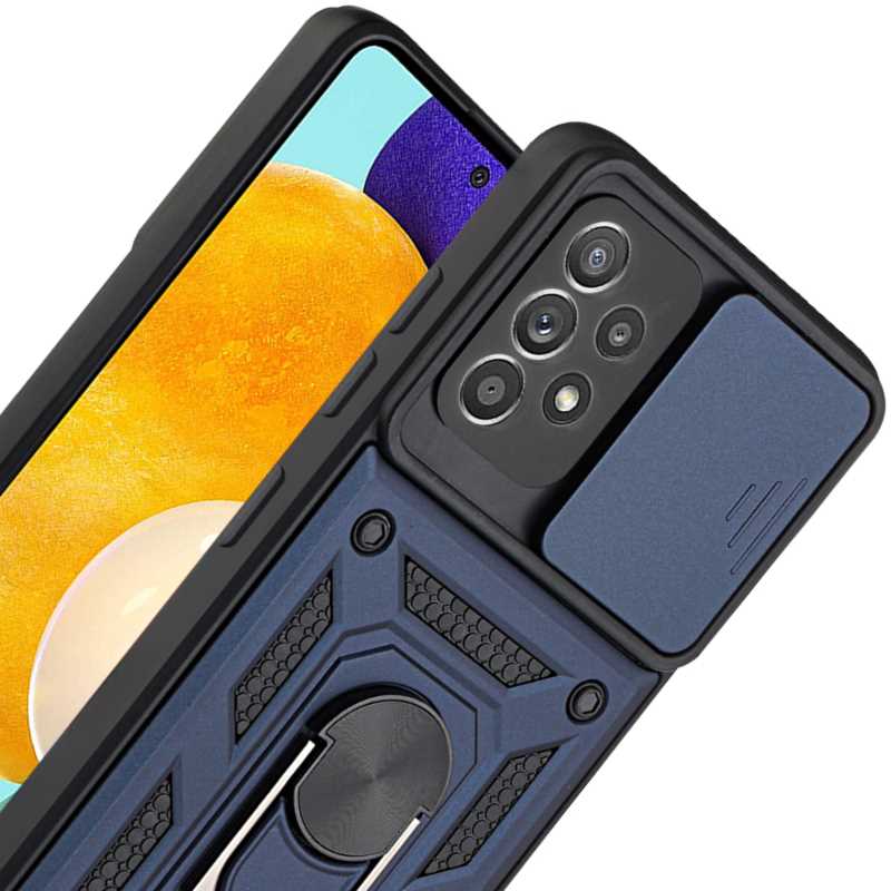 Spacecase Camring Galaxy A52 blue