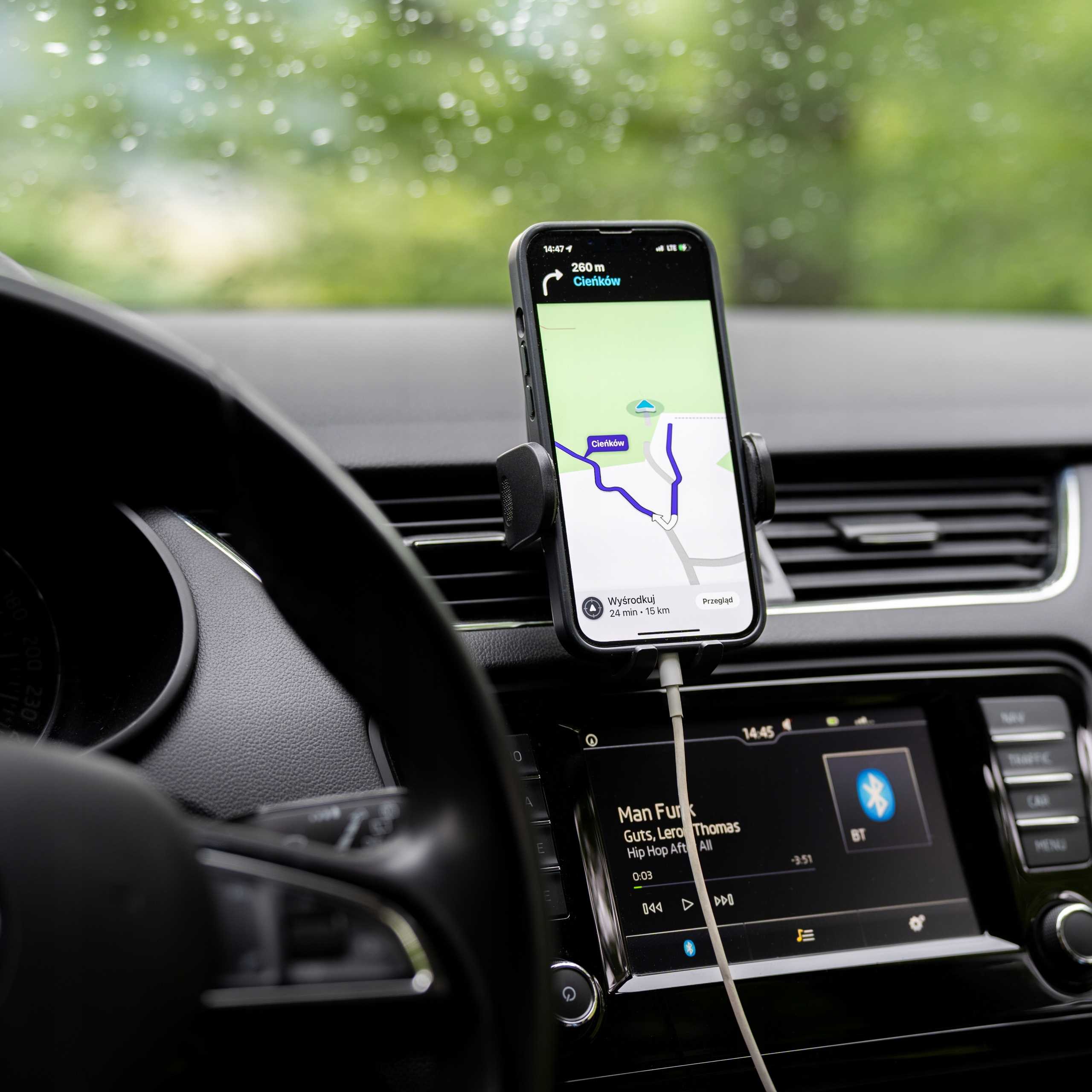 Spacecase Car Holder SC12 Ghost Air Vent black