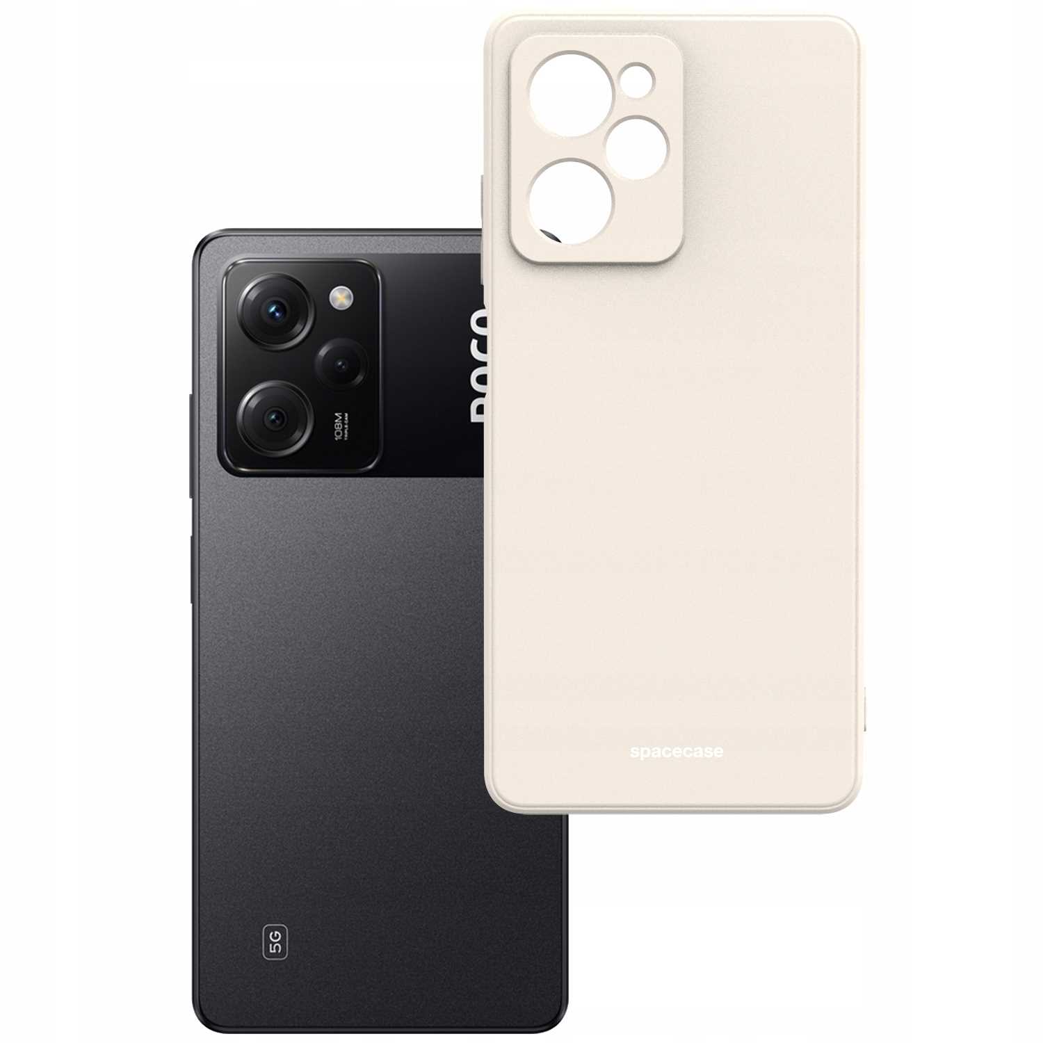 Spacecase Silicone Case Poco X5 Pro 5G Bone