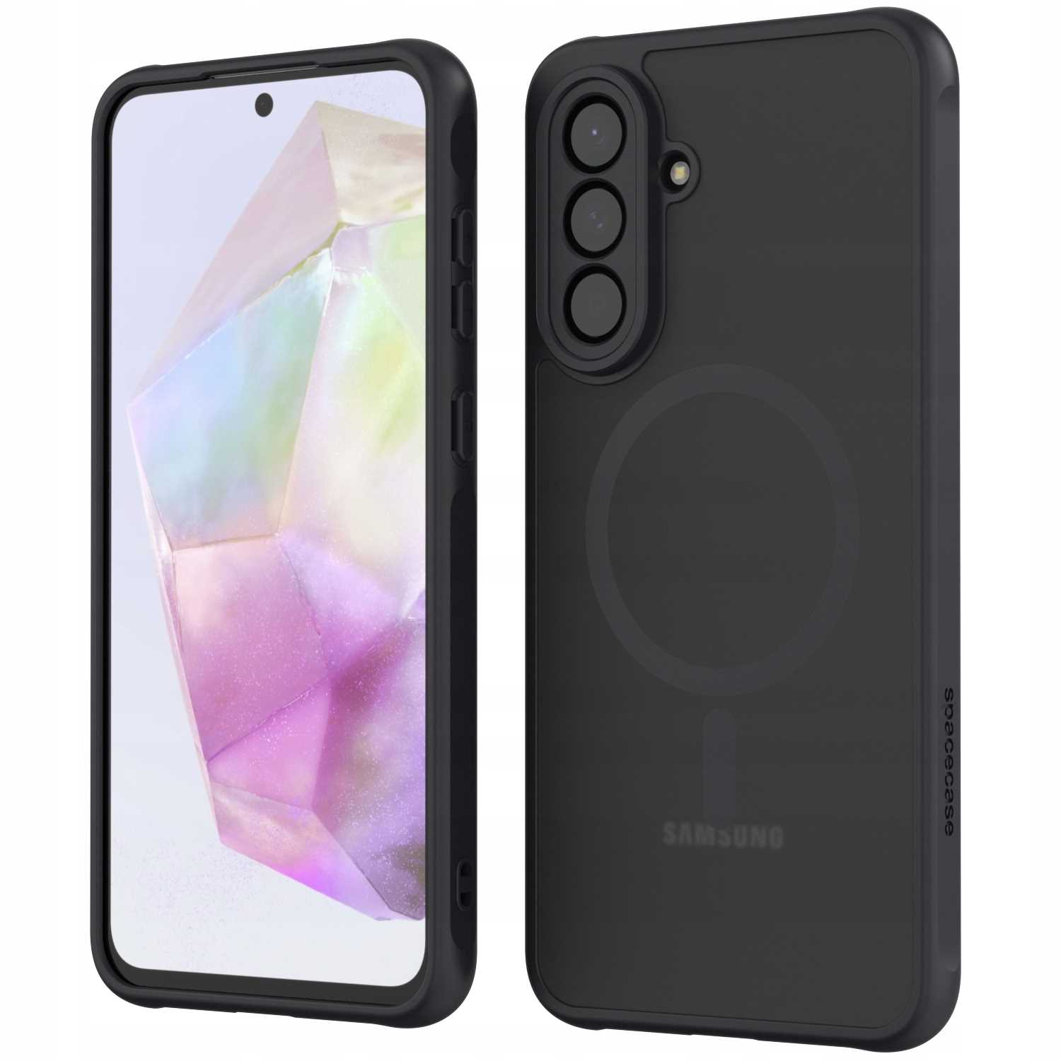 Spacecase Hybrid Mag Galaxy A36 5G black