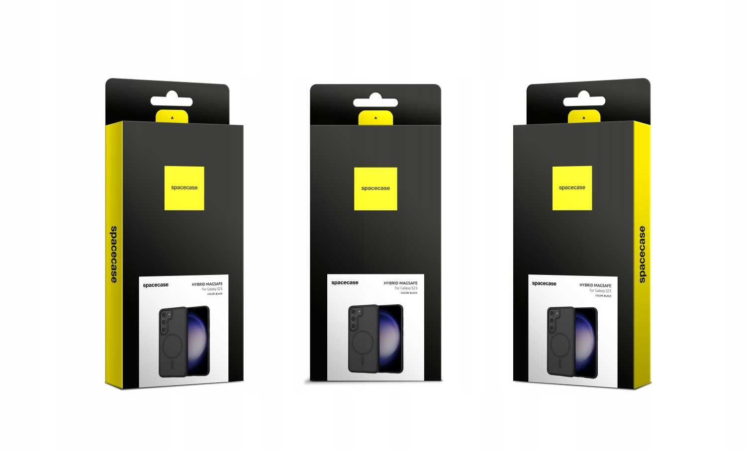 Spacecase Hybrid Mag Galaxy S23 black