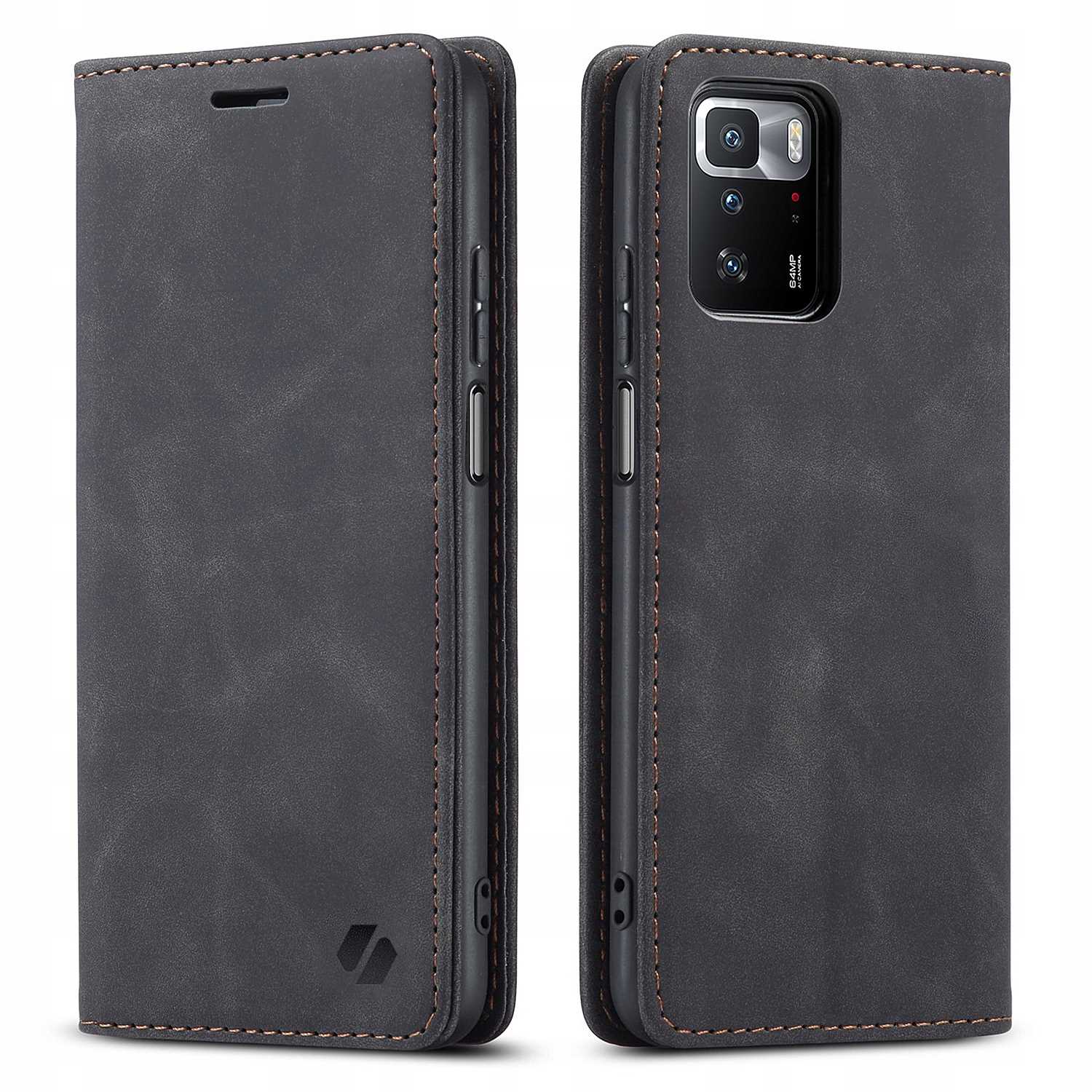 Spacecase Wallet Redmi Note 10 Pro Black