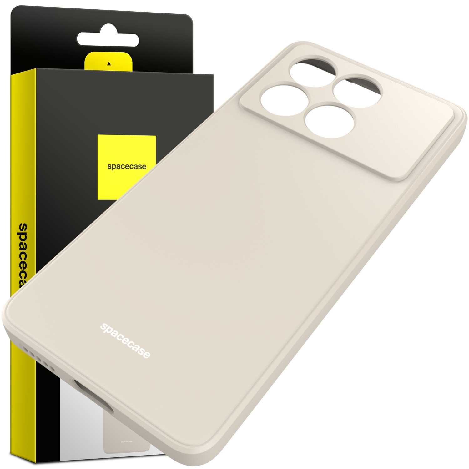 Spacecase Silicone Case Poco X6 Pro 5G bone