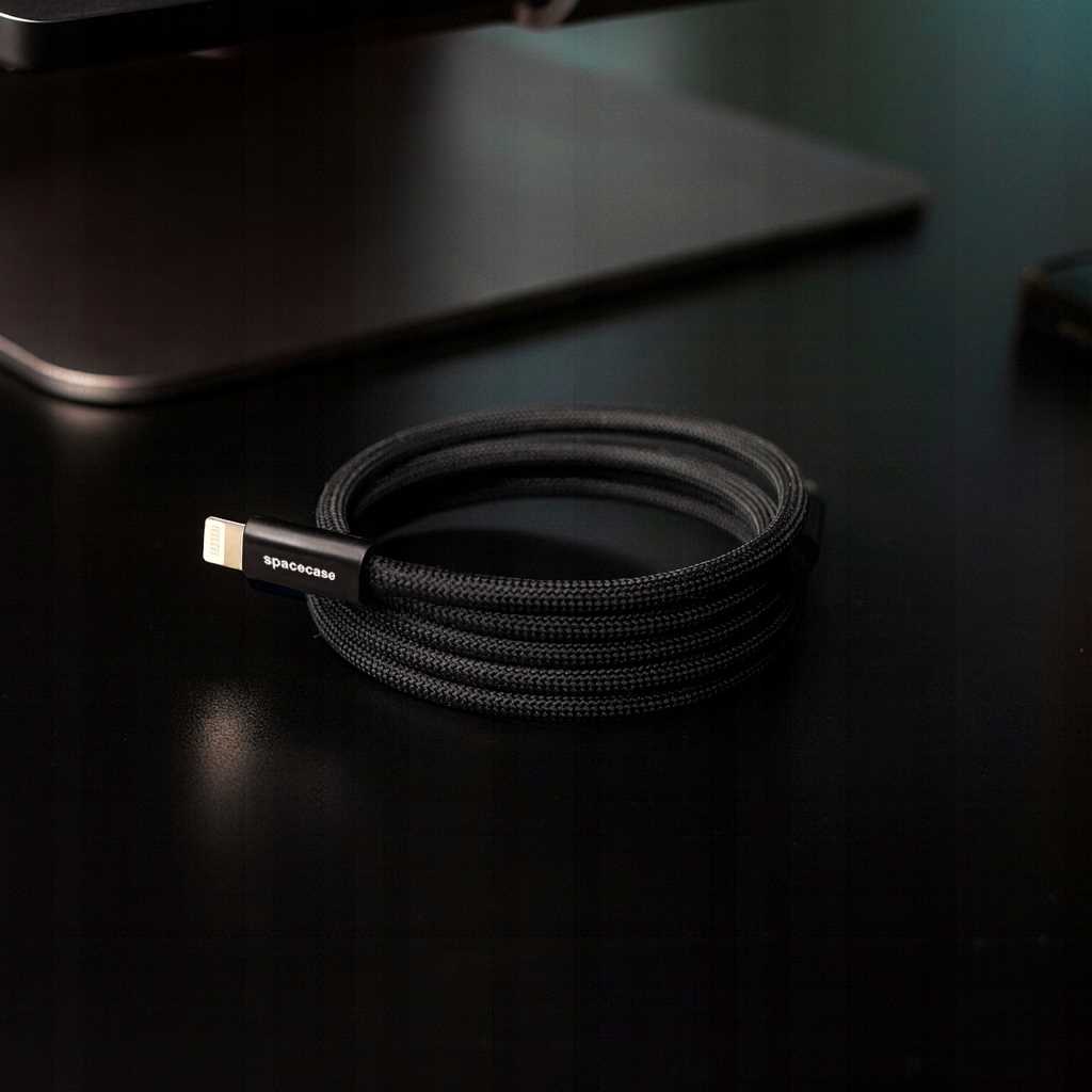 Spacecase USB-A to Lightning Magnetic Cable 1M 12W CL08 b