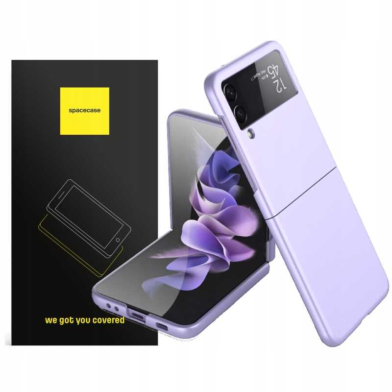 Spacecase Flip Case Galaxy Z Flip 3 Fioletowy