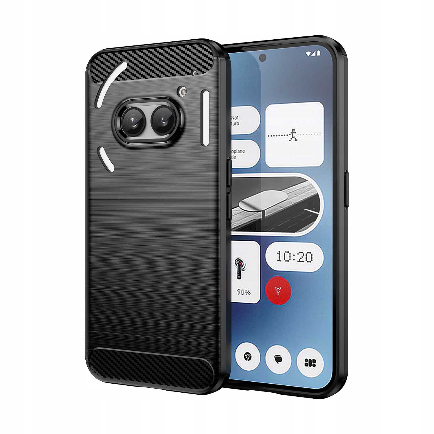 Spacecase Carbon Nothing Phone 2A / 2A Plus black