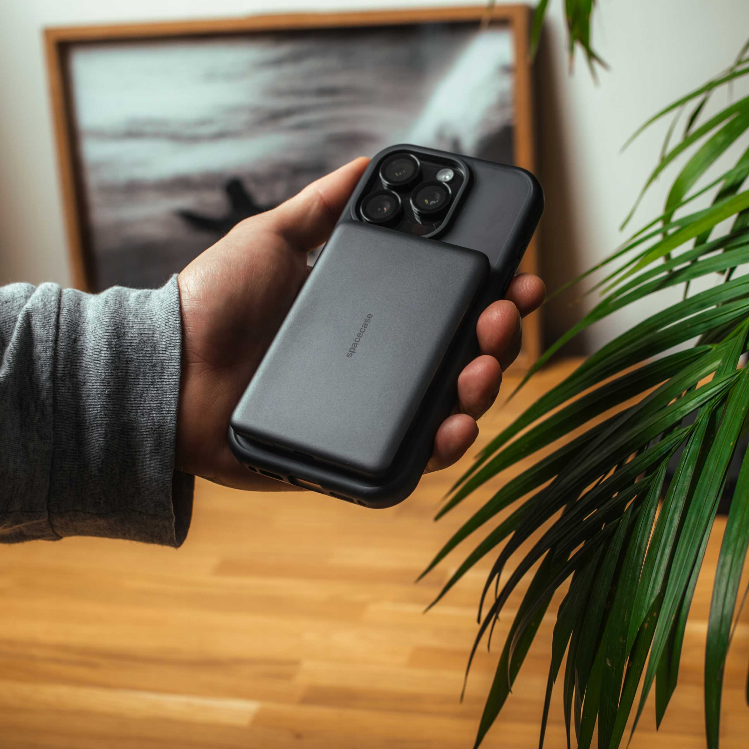 Spacecase Powerbank 5000mAh MagCharge PB01 gray