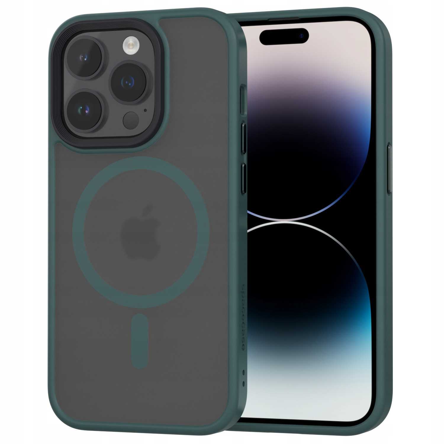 Spacecase Hybrid Mag iPhone 14 Pro dark green