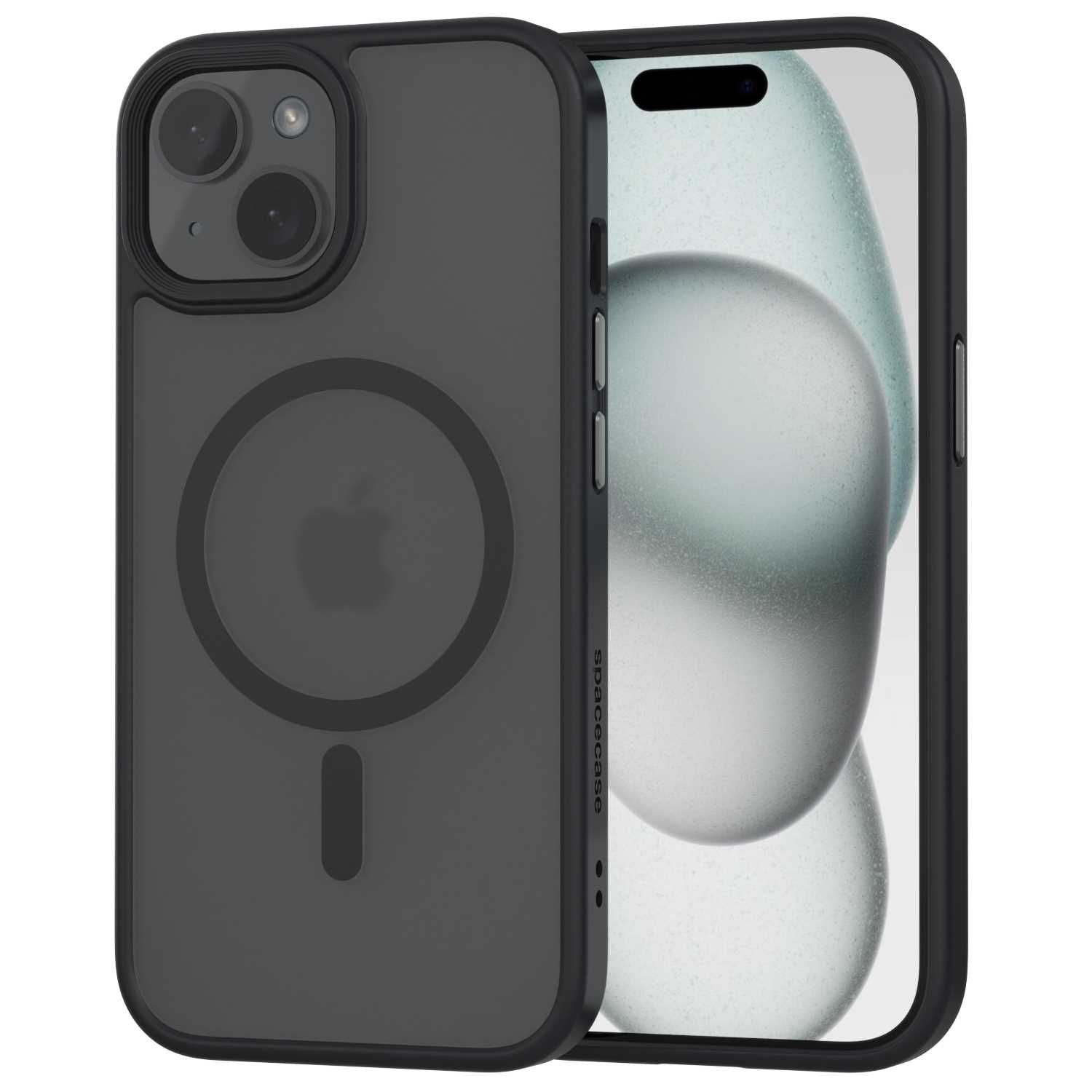 Spacecase Hybrid Mag Iphone 15 Plus Black