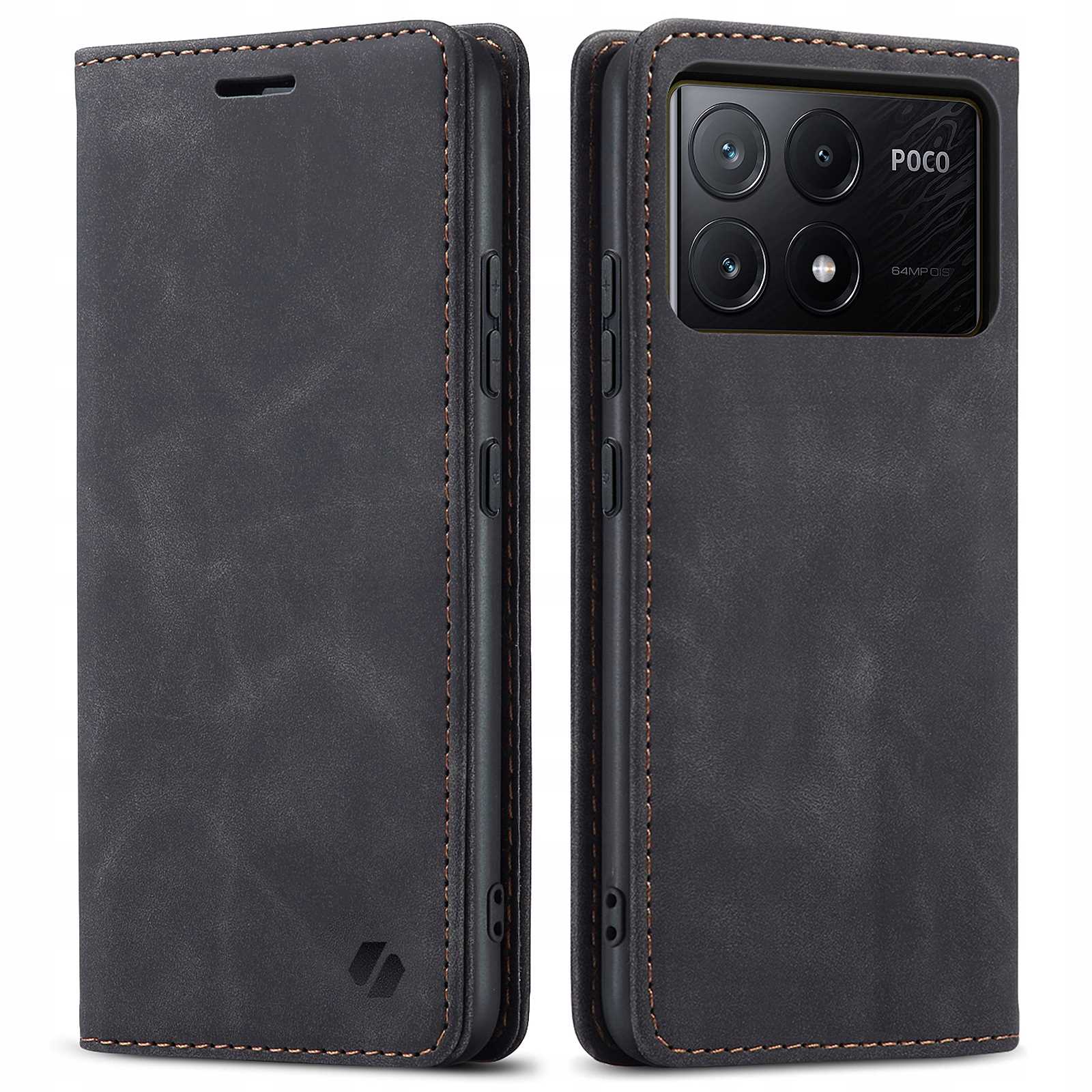 Spacecase Wallet Poco F6 Pro Black
