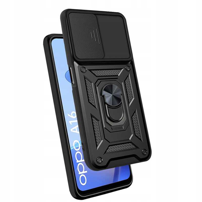 Spacecase Camring Oppo A16 black