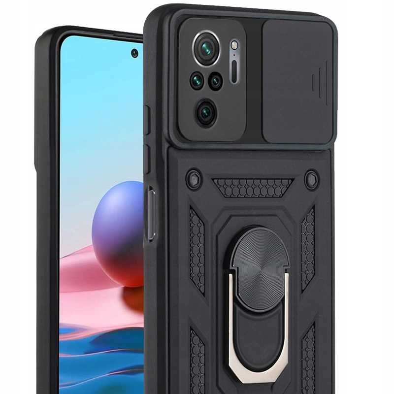 Spacecase Camring Redmi Note 10/10S/Poco M5S Czarn