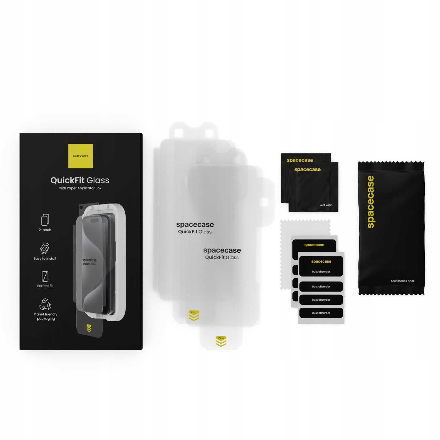 Spacecase Quickfit Glass Galaxy S24/S25