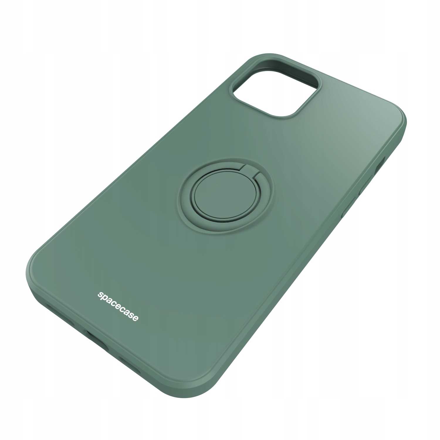 Spacecase Silicone Ring iPhone 12 Pro Max dark green