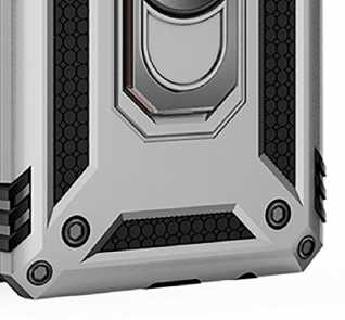 Spacecase Ring NX Galaxy S10+ srebrny