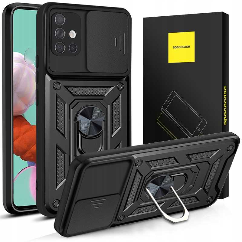 Spacecase Camring Galaxy A51 Black