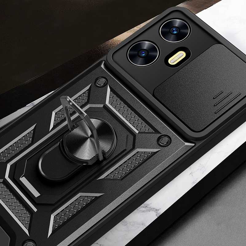Spacecase Camring Realme C55 black