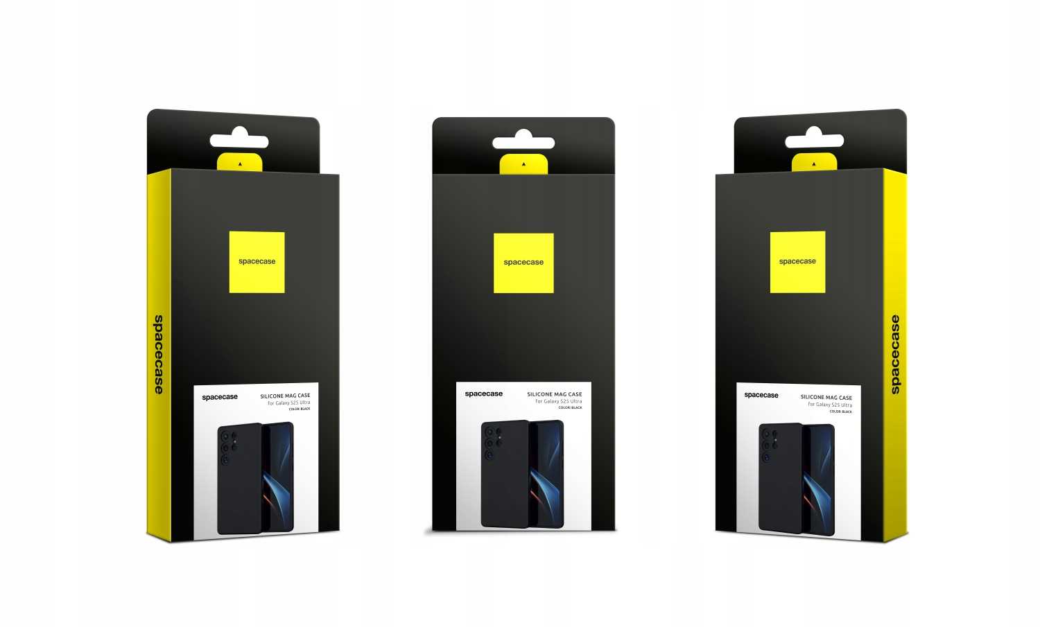 Spacecase Silicone Mag Galaxy S25 Ultra black