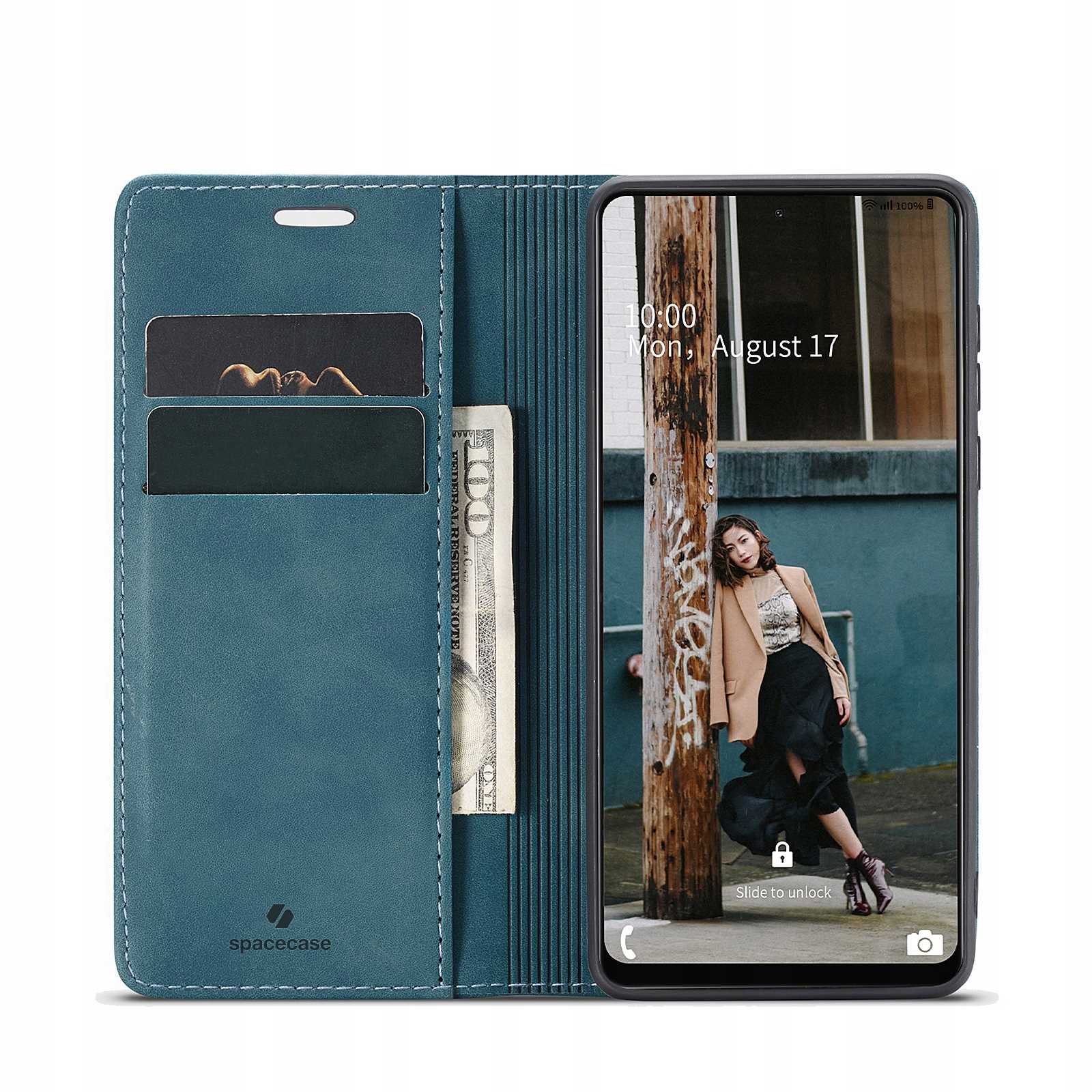 Spacecase Wallet Galaxy A72 5G Blue