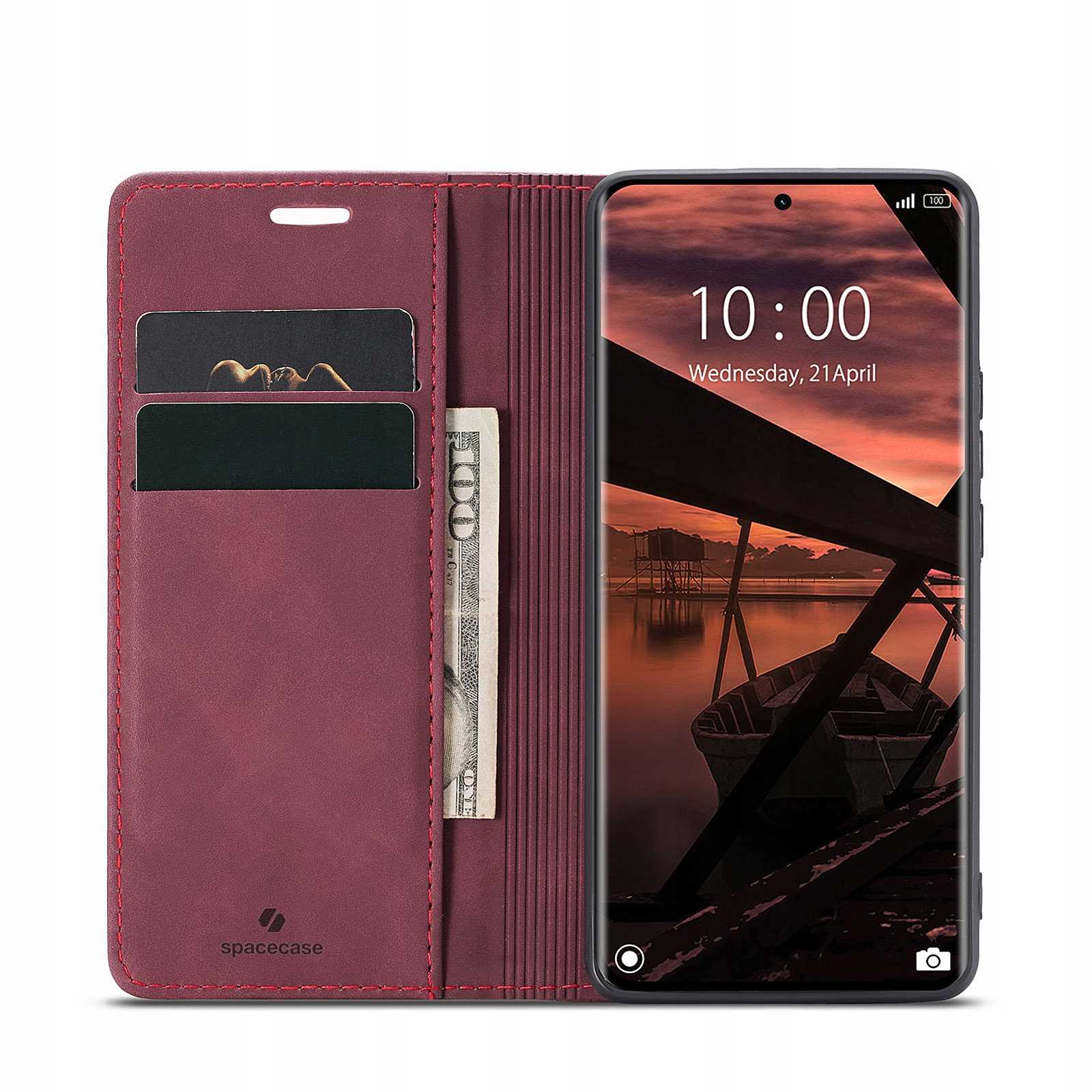 Spacecase Wallet Poco X7/RM Note 14 Pro/Pro+ 5G red