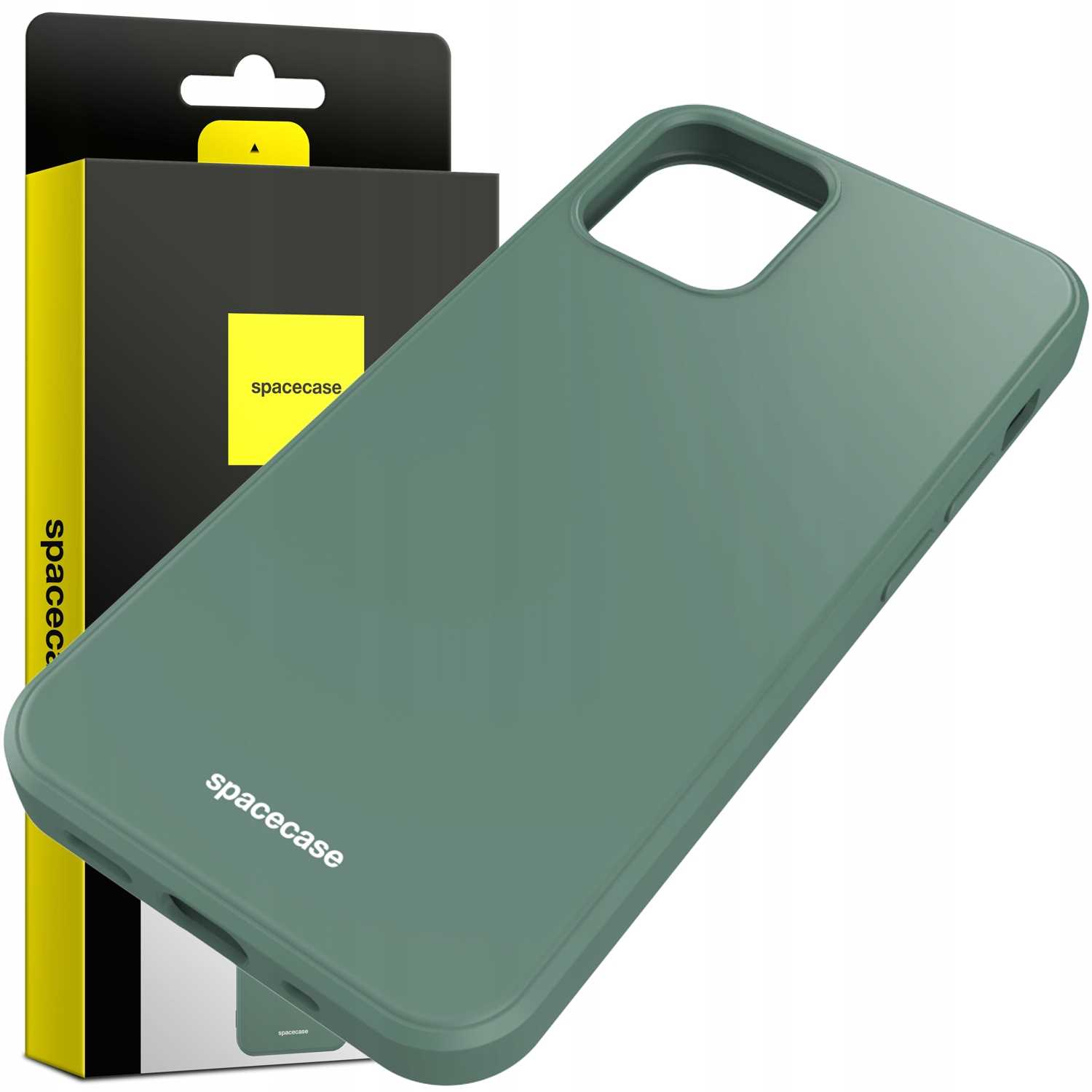 Spacecase Silicone Case iPhone 12 Mini dark green