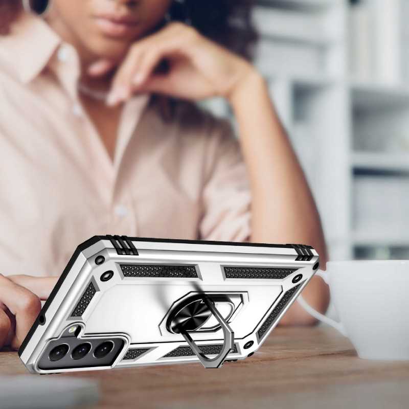 Spacecase Ring Nx Galaxy S22 Srebrny