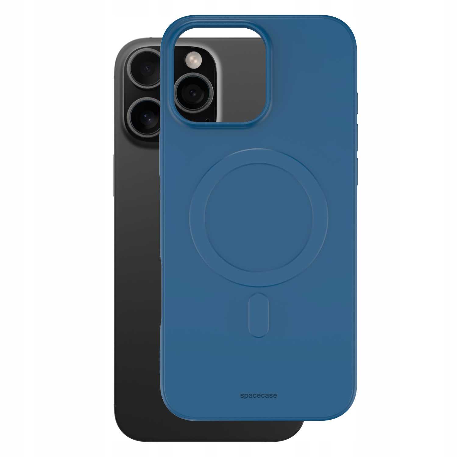 Spacecase Silicone Magnetic Case iPhone 16 Pro Max blue