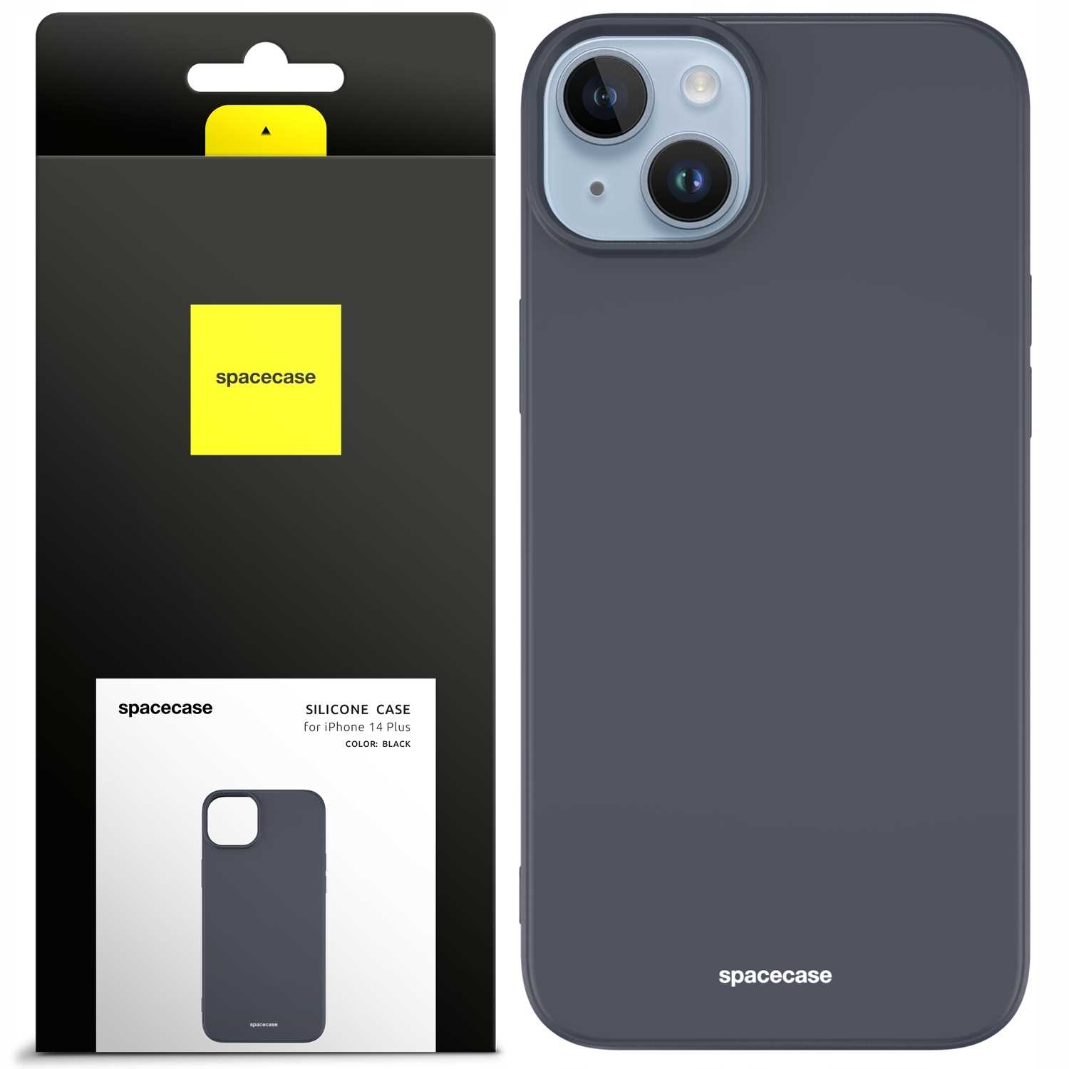 Spacecase Silicone Case Iphone 14 Plus Black