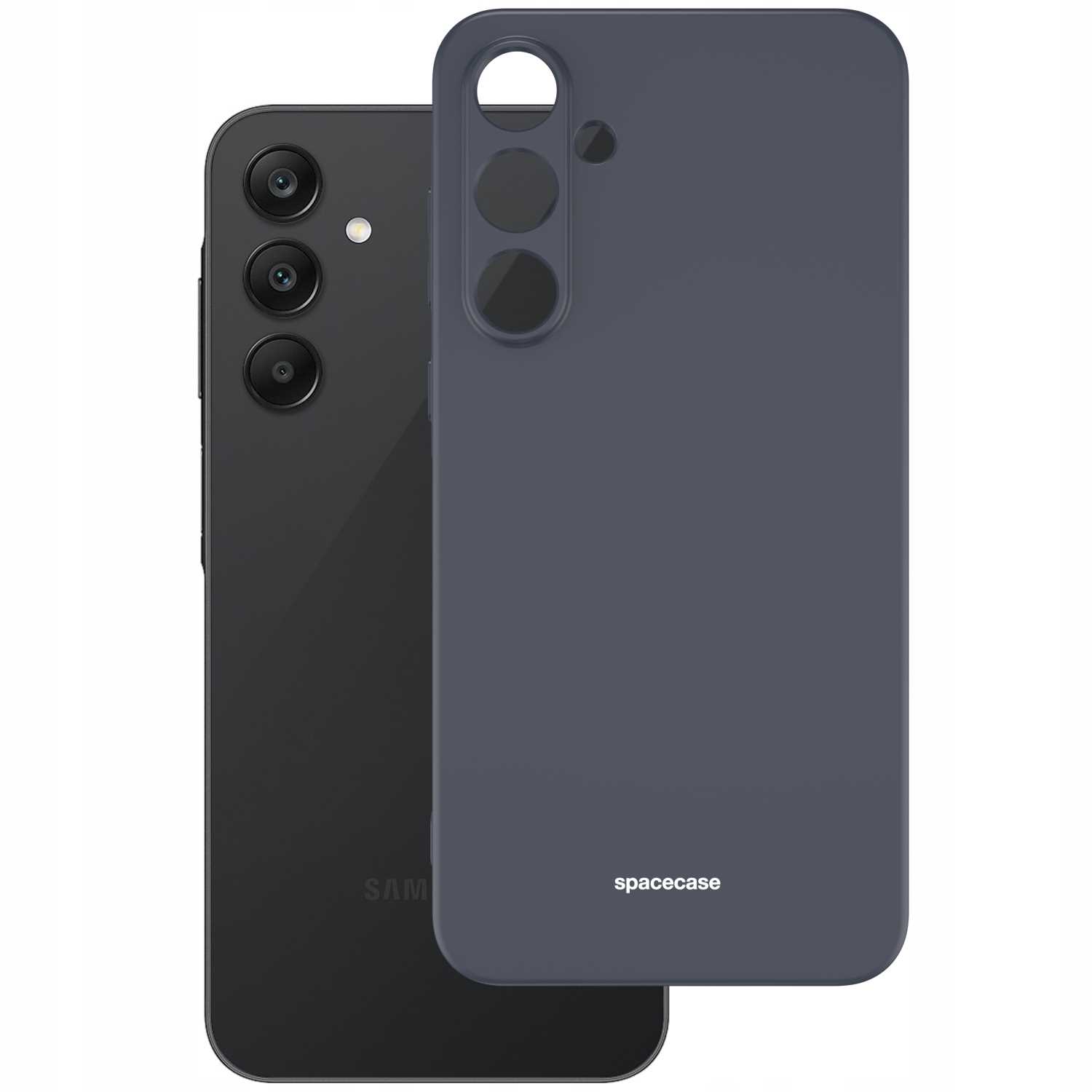 Spacecase Silicone Case Galaxy A55 5G Black