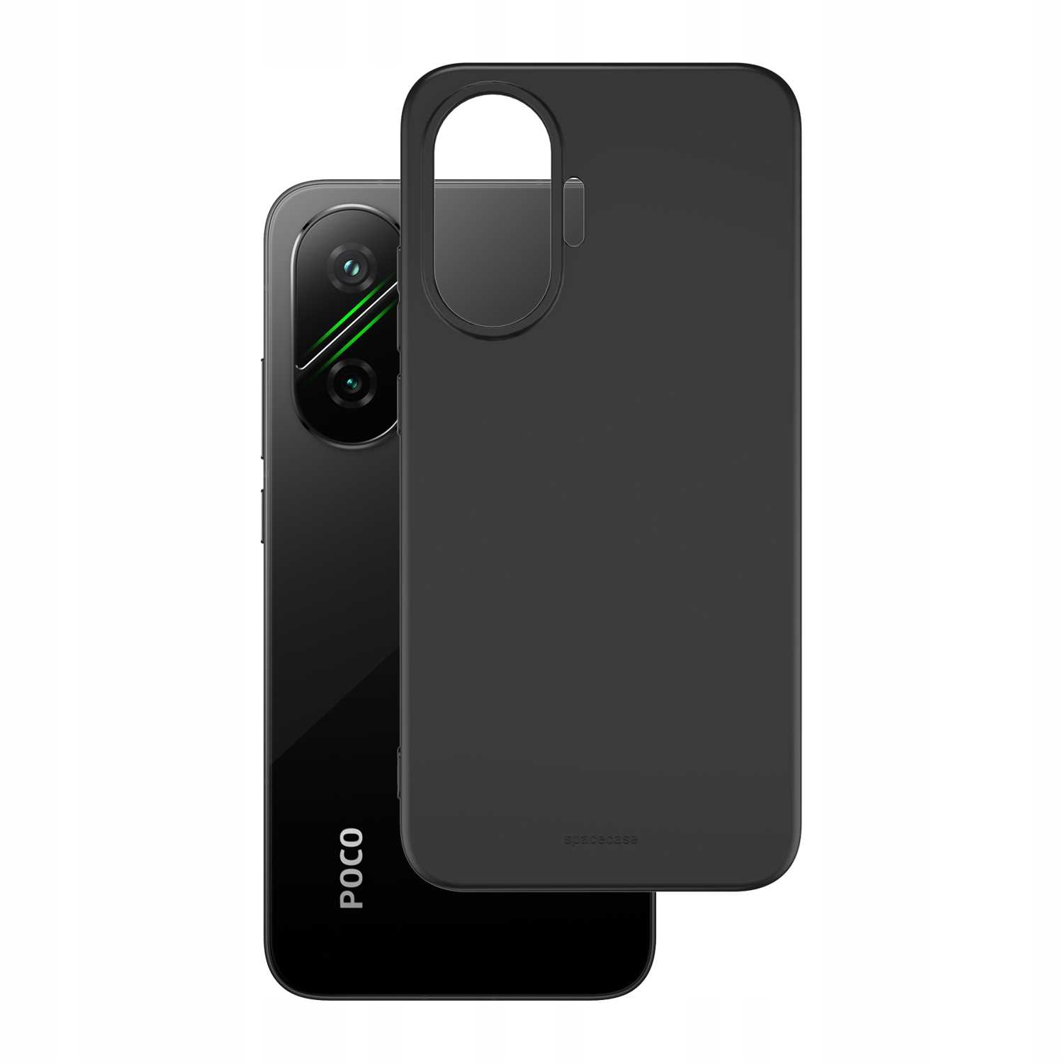Spacecase Silicone Case 3.0 Poco F7 5G Black