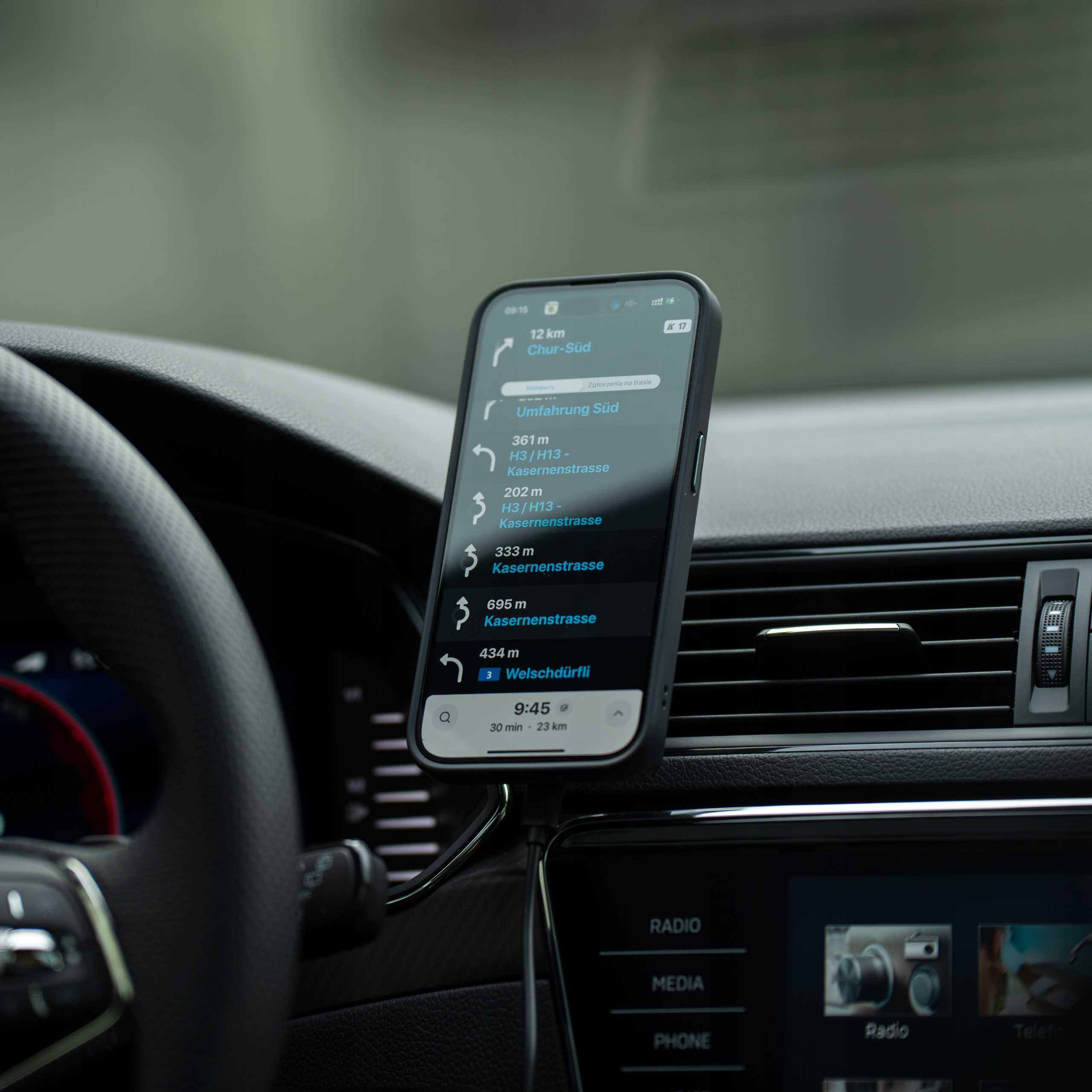 Spacecase Car Holder Magcharge Wm1B Black