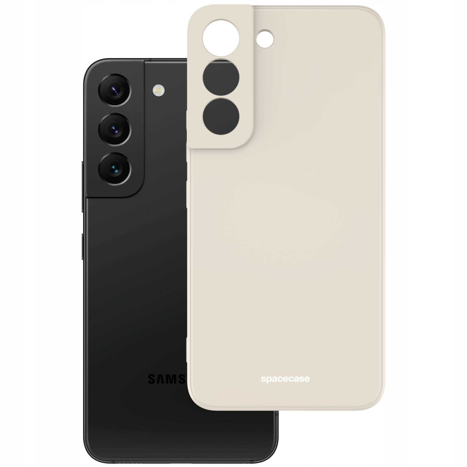 Spacecase Silicone Case Galaxy S22 Bone