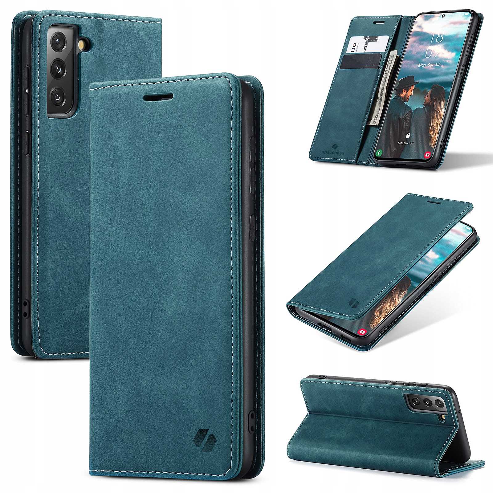 Spacecase Wallet Galaxy S21 Fe Blue