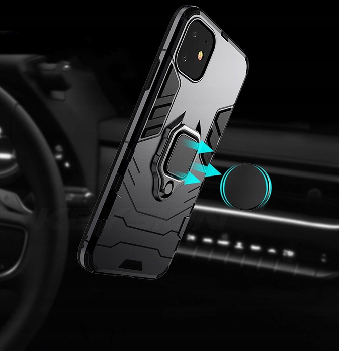 Spacecase X-Ring Iphone 11 Czarny