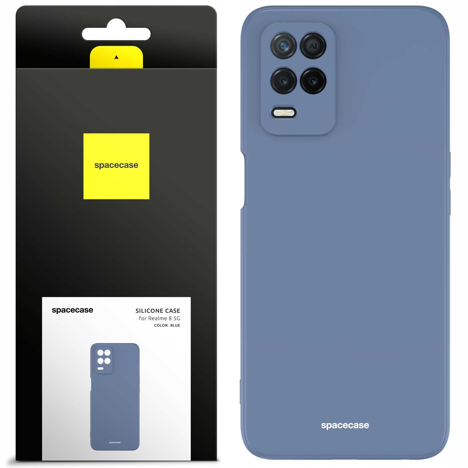 Spacecase Silicone Case Realme 8 5G Blue