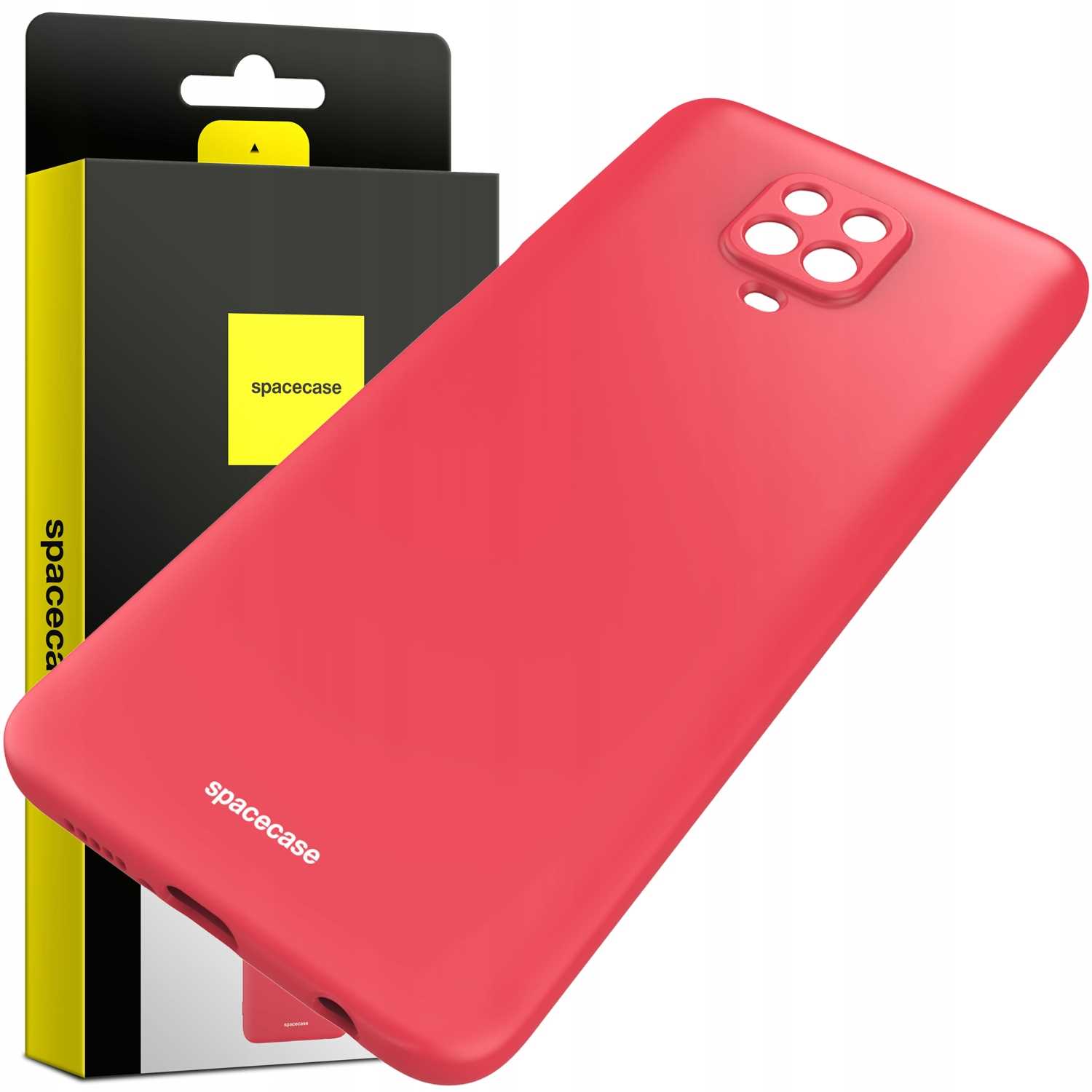 Spacecase Silicone Case Redmi Note 9S/9 Pro red