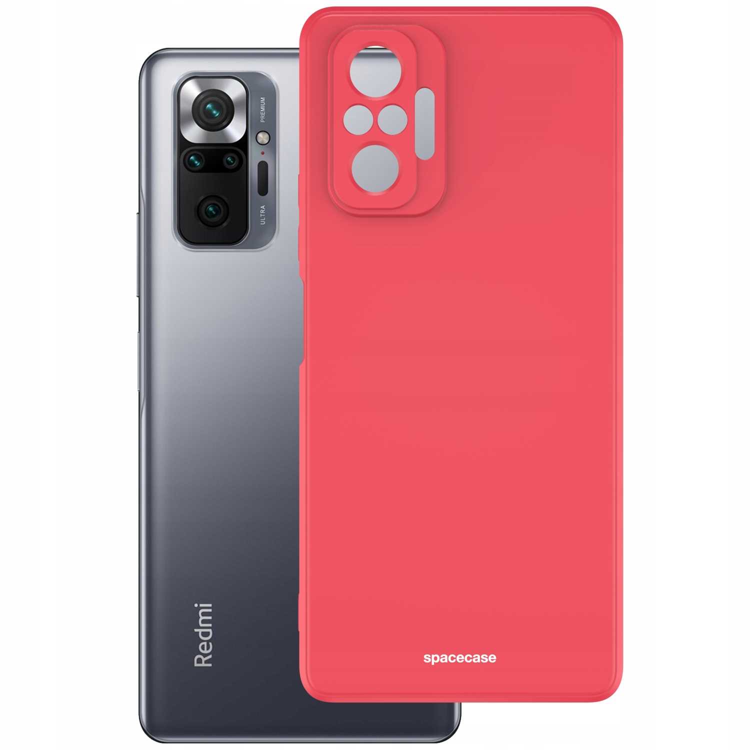Spacecase Silicone Case Redmi Note 10 Pro Red