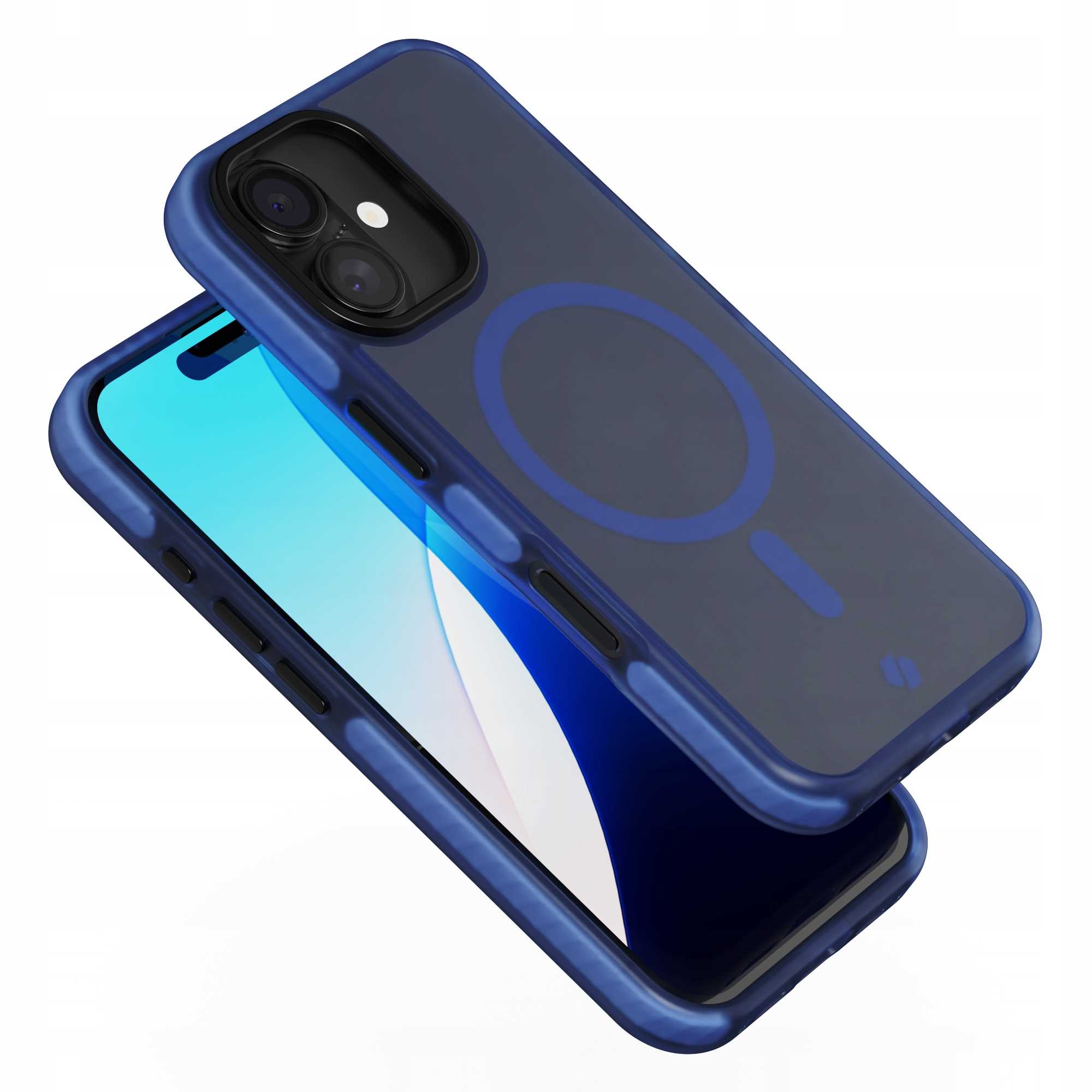 Spacecase Hybrid Fusion Mag iPhone 16 dark blue