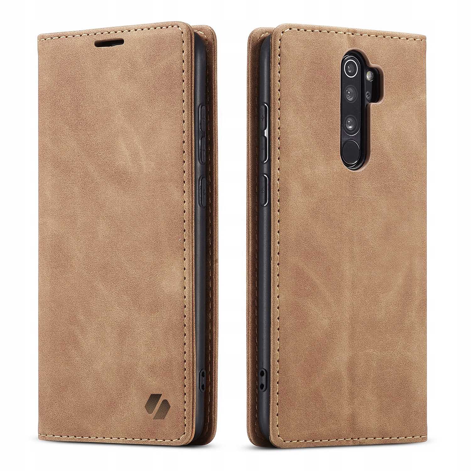 Spacecase Wallet Redmi Note 8 Pro Light Brown