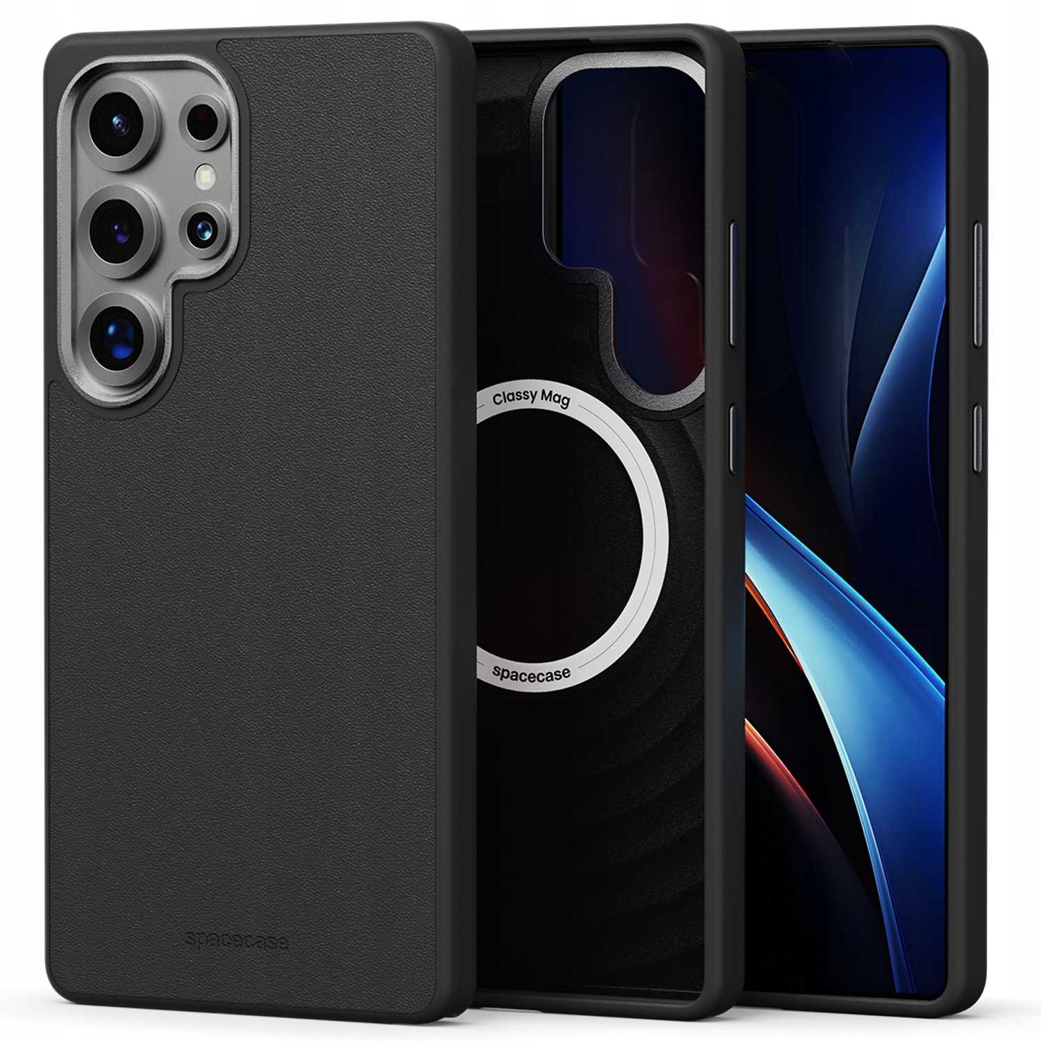 Spacecase Classy Mag Galaxy S25 Ultra Black