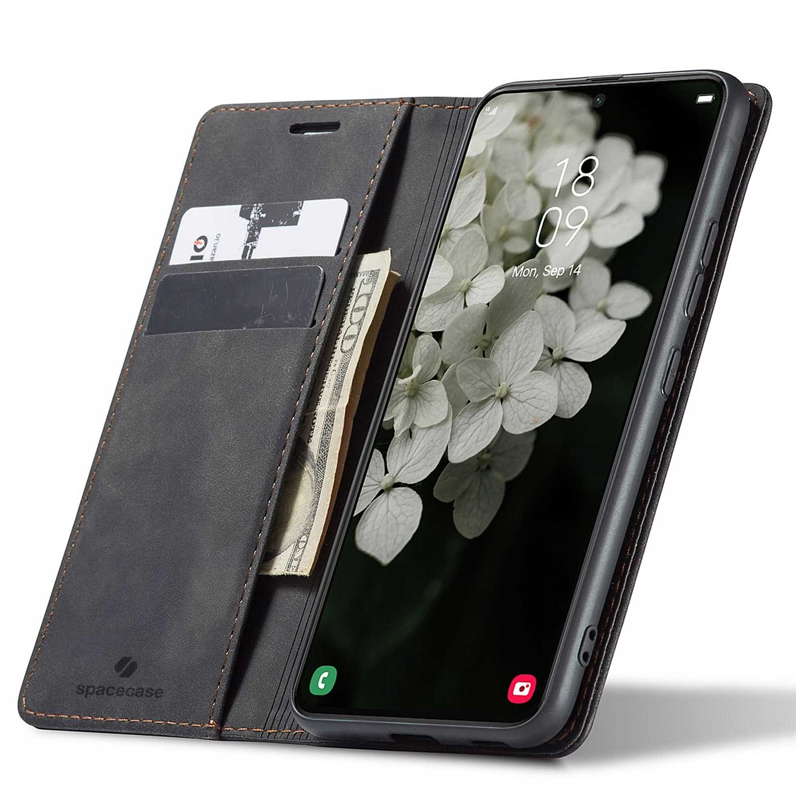 Spacecase Wallet Galaxy S22+ black