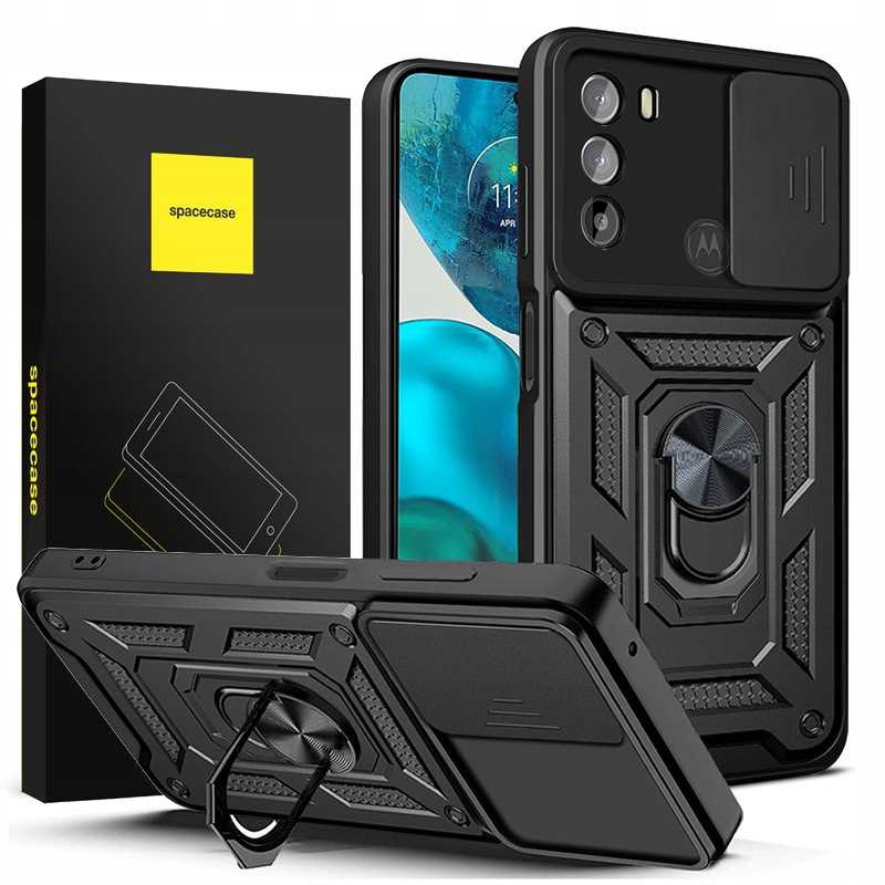 Spacecase Camring Moto G71 5G black