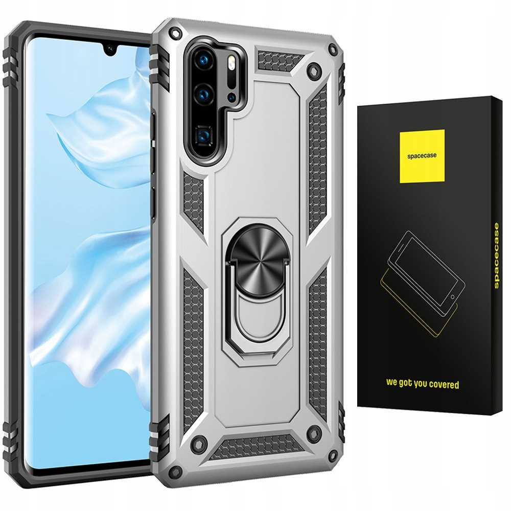 Spacecase Ring NX Huawei P30 Pro srebrny
